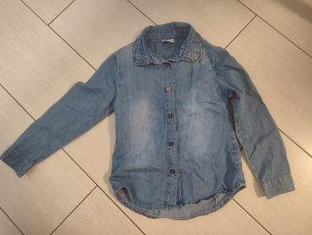 Chemise effet jean 