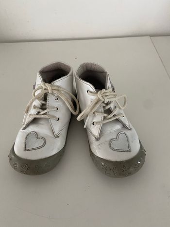 Chaussures Premiers Pas Orchestra – Montantes Fleurs Cœurs – T.22