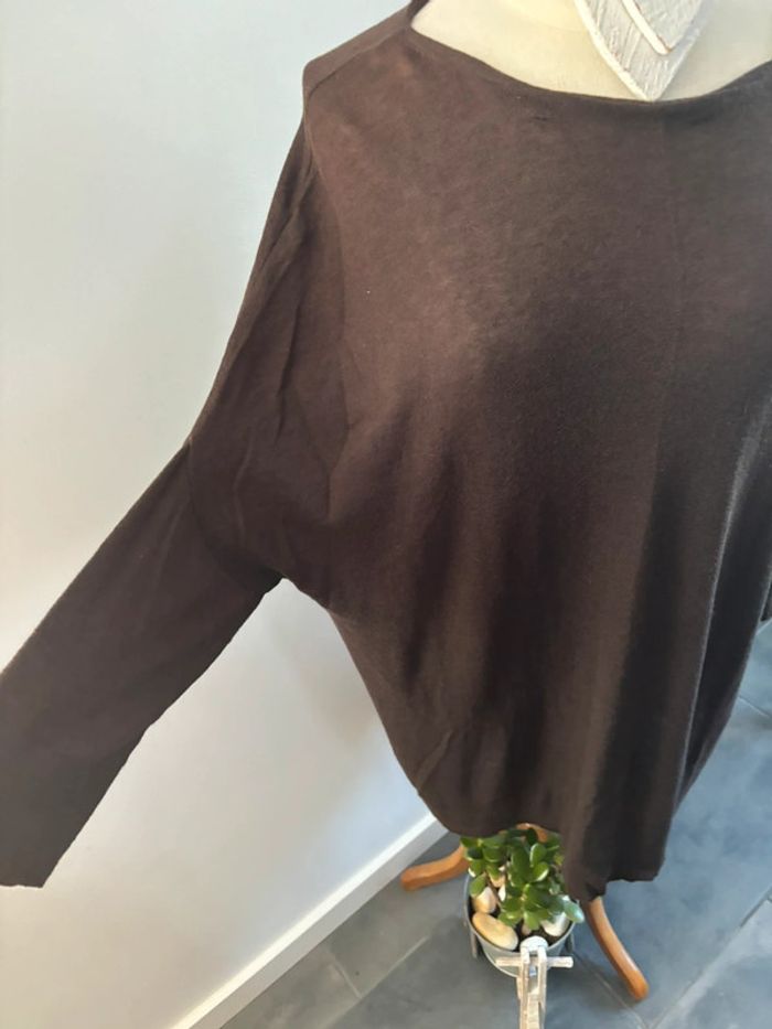 Jolie Robe-Pull marron New Man - photo numéro 4
