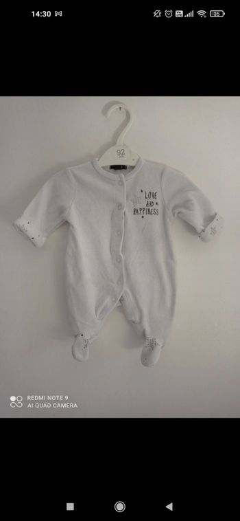 Pyjama Kiabi taille 0