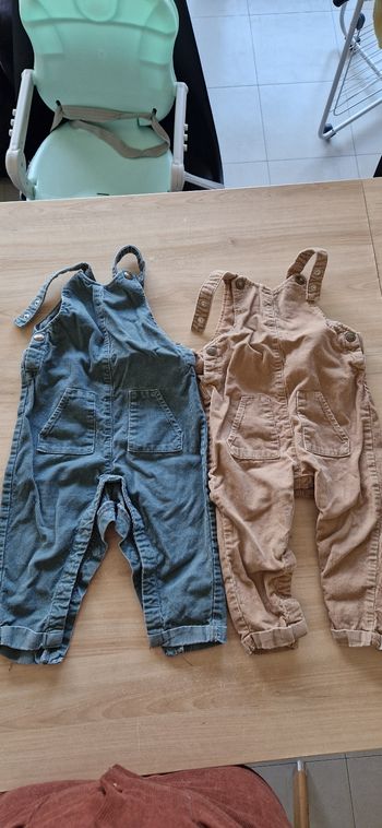 2 salopettes 