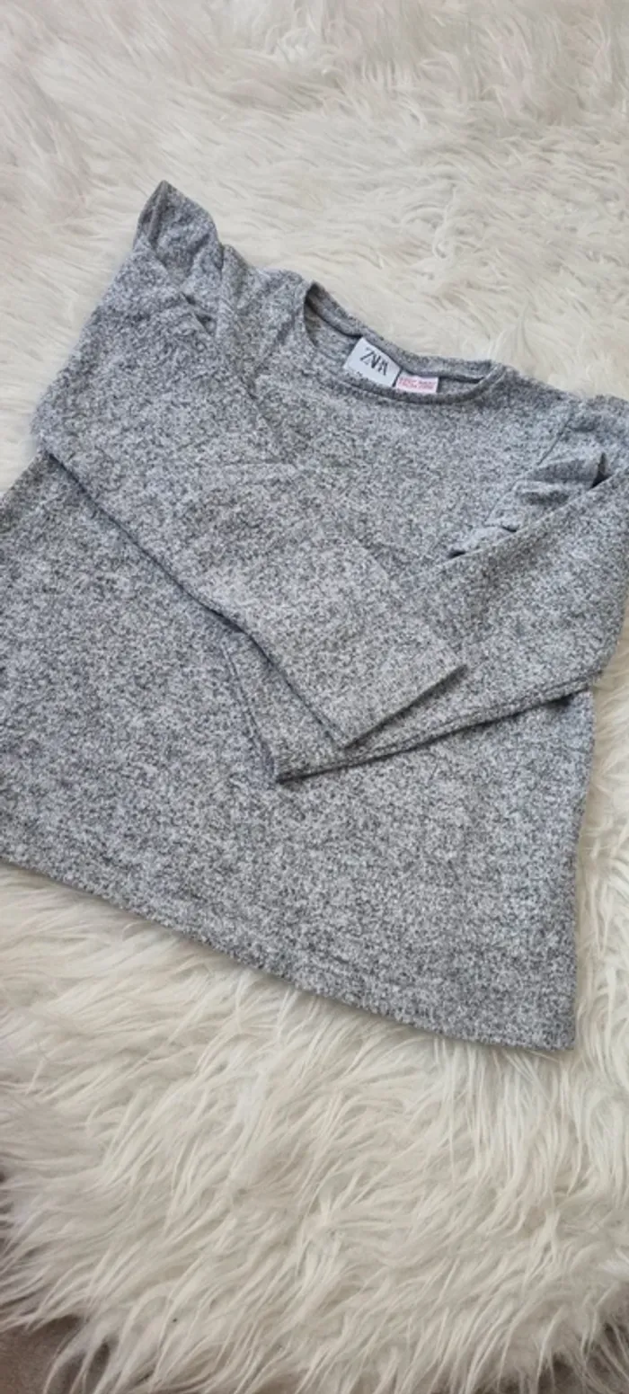 Pull gris Zara - photo numéro 4