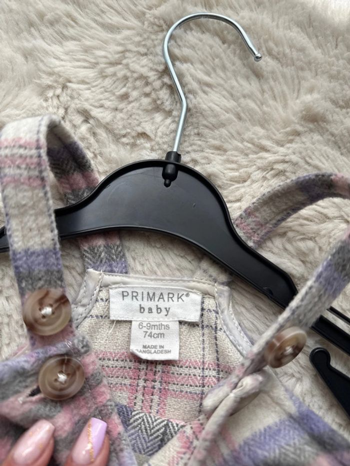 Robe à carreaux 6 9 mois primark - photo numéro 2