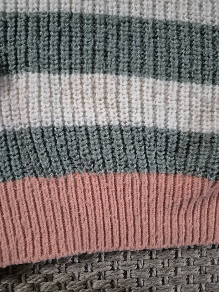 Ensemble vertbaudet pull maille et pantalon slim vert d'eau - 8/9 ans - photo numéro 3