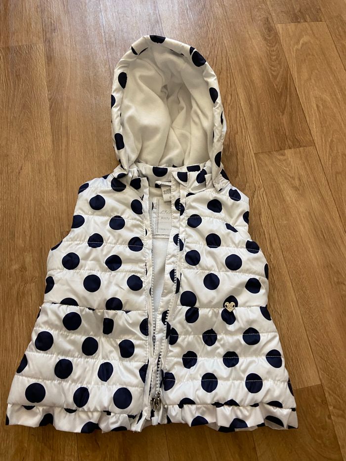 Doudoune sans manches 9-12 mois