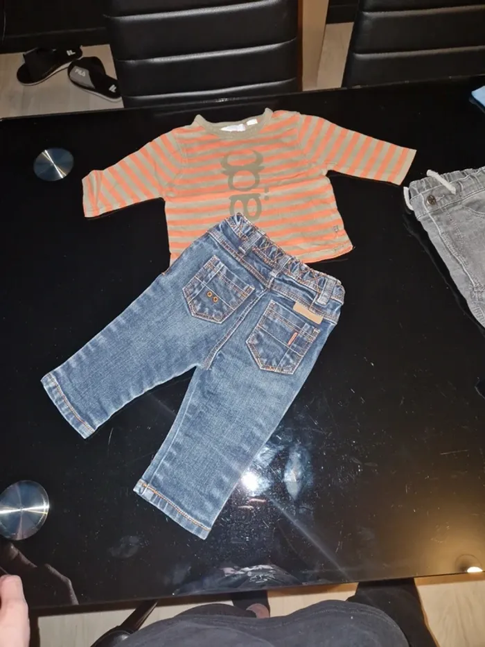 Lot 8 pièces vêtements garçon 6 mois - photo numéro 4