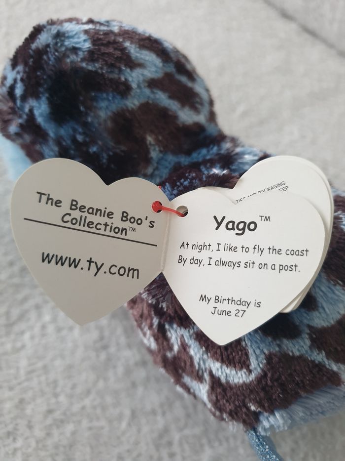 Peluche Beanie Boos Ty Yago - photo numéro 7