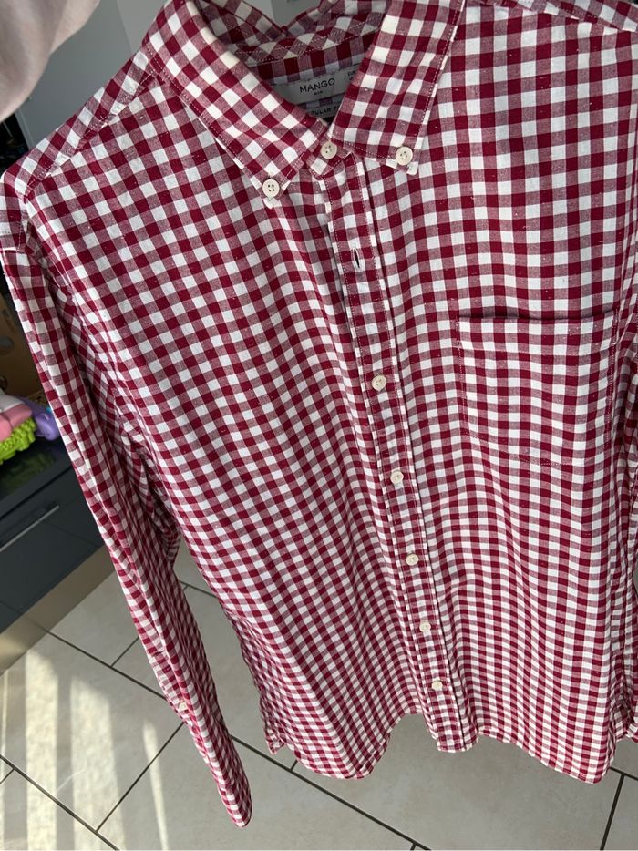 Chemise à carreaux