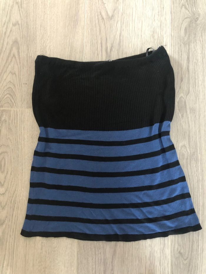 Bustier morgan 36 top taille S haut sans bretelle - photo numéro 4