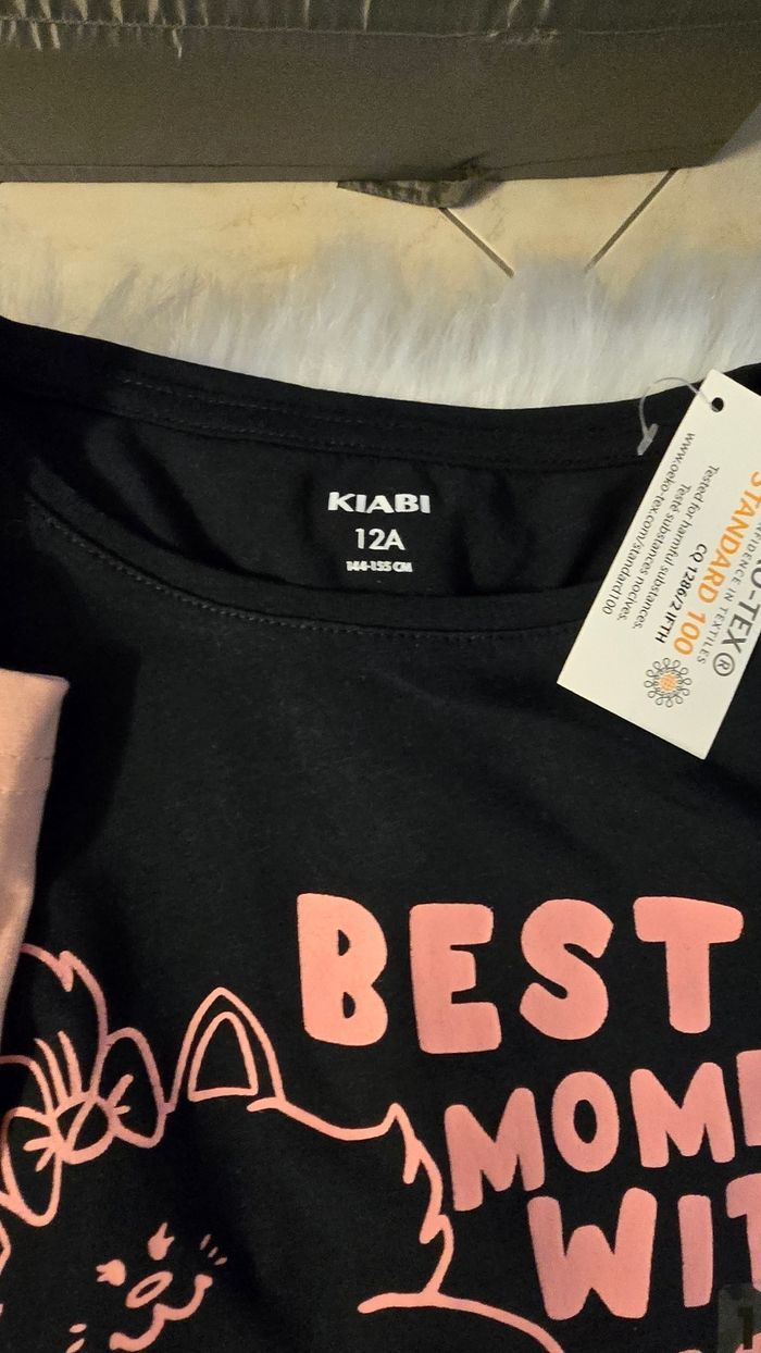 (Neufs non portés) 🏷🥰🤩🩷 lot Tee-shirts MC 12 ans fille 🥰🤩🩷 - photo numéro 10