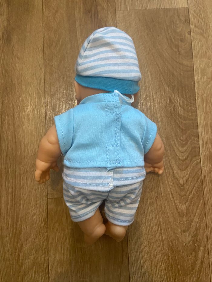 Poupon bébé bleu 20 cm - photo numéro 2