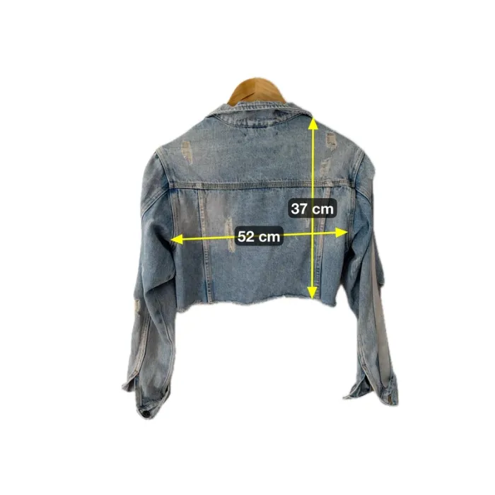 Veste en jean courte - photo numéro 8