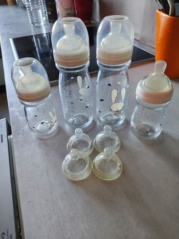 Lots de biberon en verre
