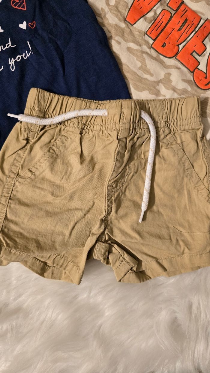 Neufs (non portés) 💙🤩😍 teeshirts mc et short 18mois garçon 😍🤩💙 - photo numéro 4