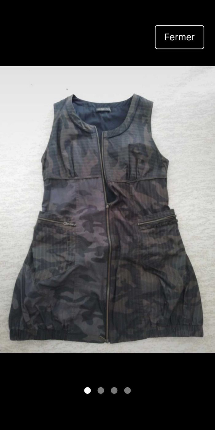 Robe camouflage kaki