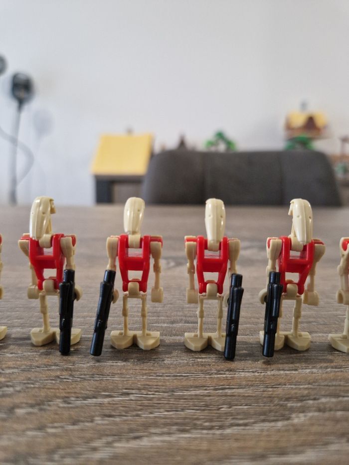 Figurines type lego 10 droides de combats star wars - photo numéro 2