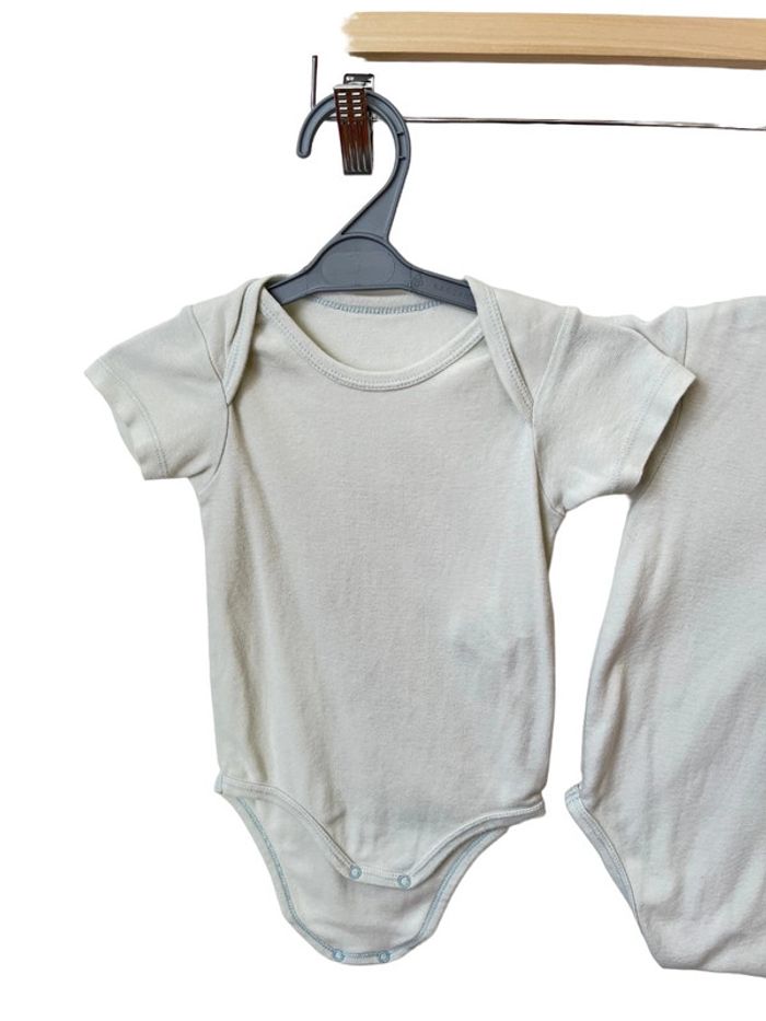 LOT DE 2 bodies à manches courtes (body) - Kiabi 18 mois - photo numéro 5