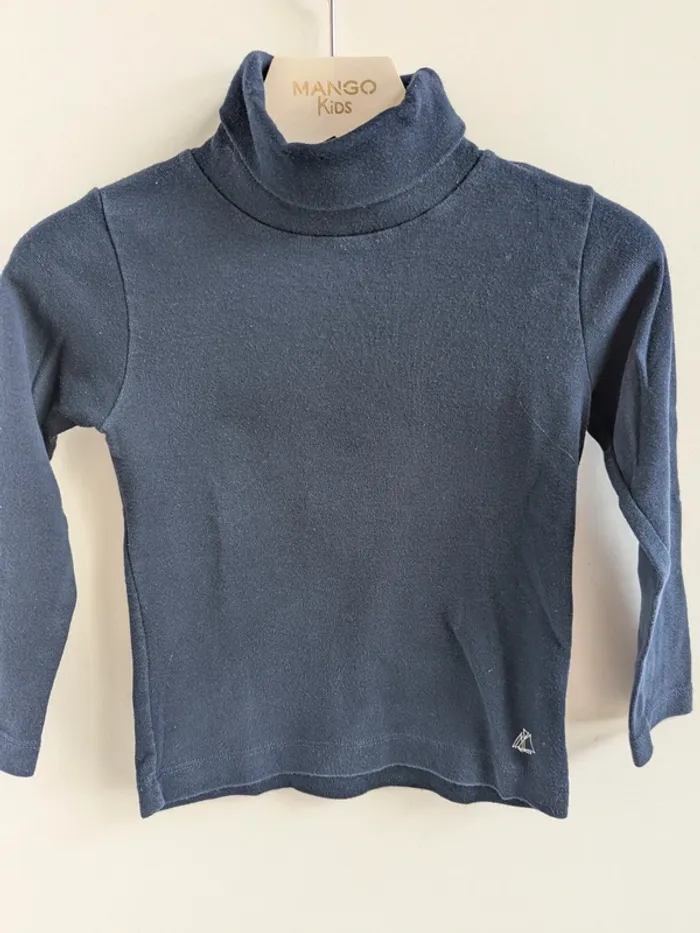 Sous pull petit bateau bleu marine
