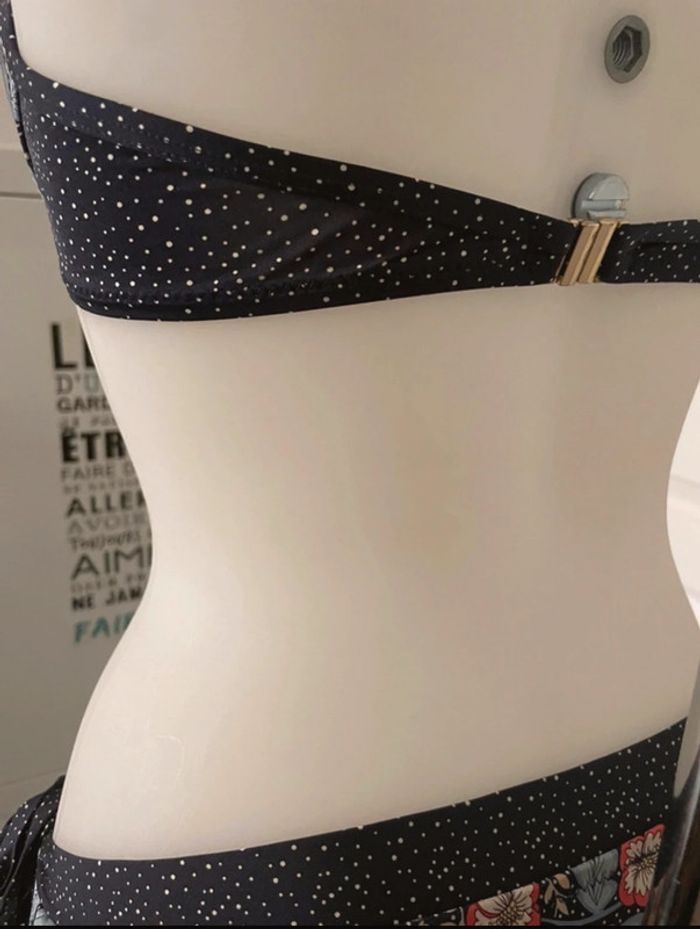 Maillot de bain 2 pièces rouge-gorge - photo numéro 4