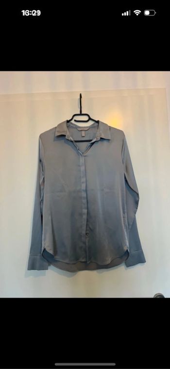 Chemise effet satin