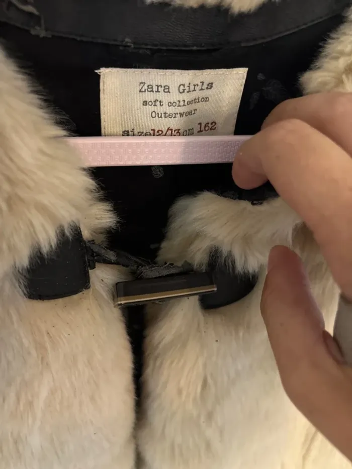 Veste sans manches en fourrure ZARA Girls - photo numéro 3