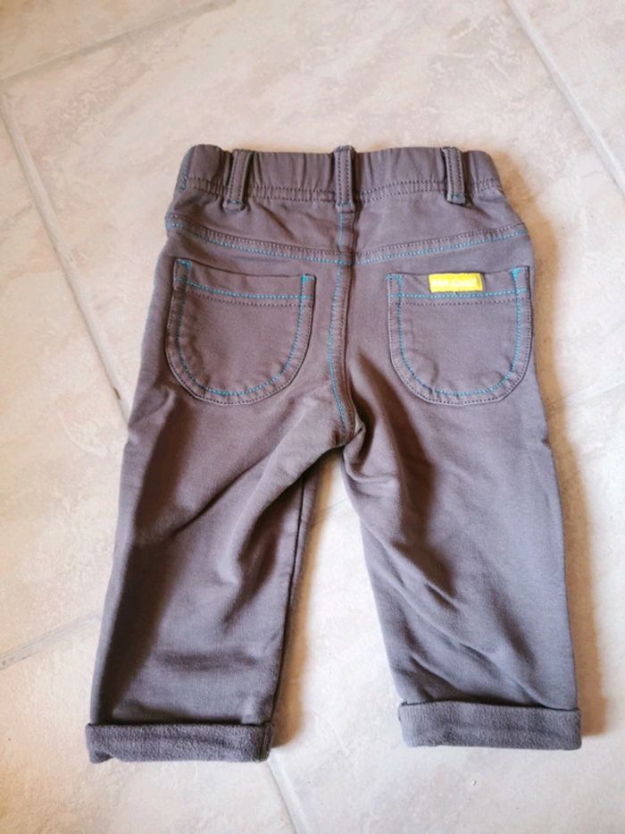 Pantalon gris bébé garçon 4-6 mois neuf - photo numéro 2