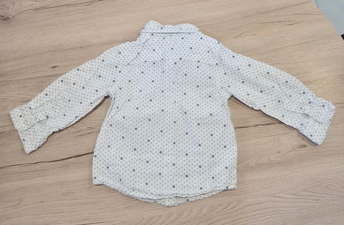 Chemise blanche logo bleu, Tissaïa, 18 mois - photo numéro 2