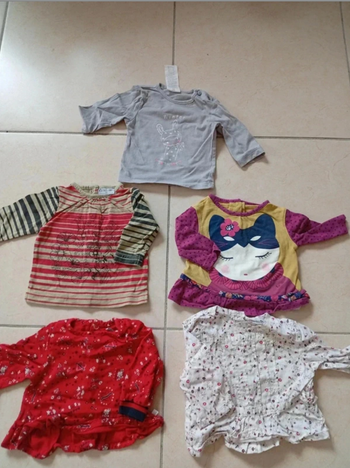 Lot de 5 hauts de 3 mois