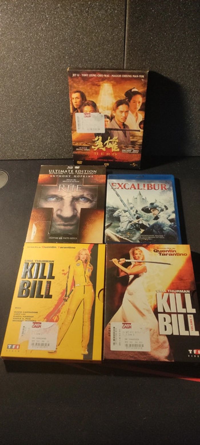 Lot de coffret dvd et Blu-ray
