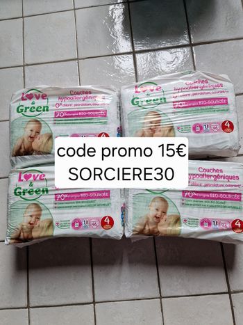 184 couches Love and Green taille 4