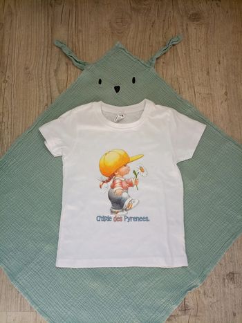T-shirt fille 4 ans chipie des Pyrénées