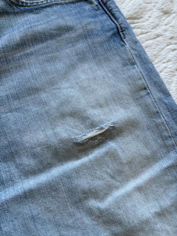 Jean levi’s 501 homme bleu effet délavé coupe regular straight droit taille W33 42/44 L L34 - photo numéro 7