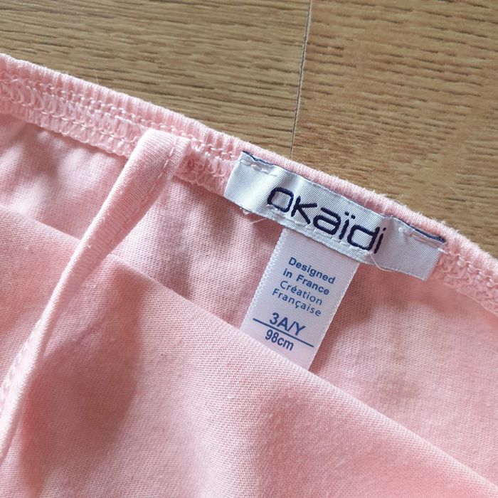 🩷 Tee-shirt a bretelles 3 ans Okaïdi #emyfleury_3ansfille - photo numéro 3