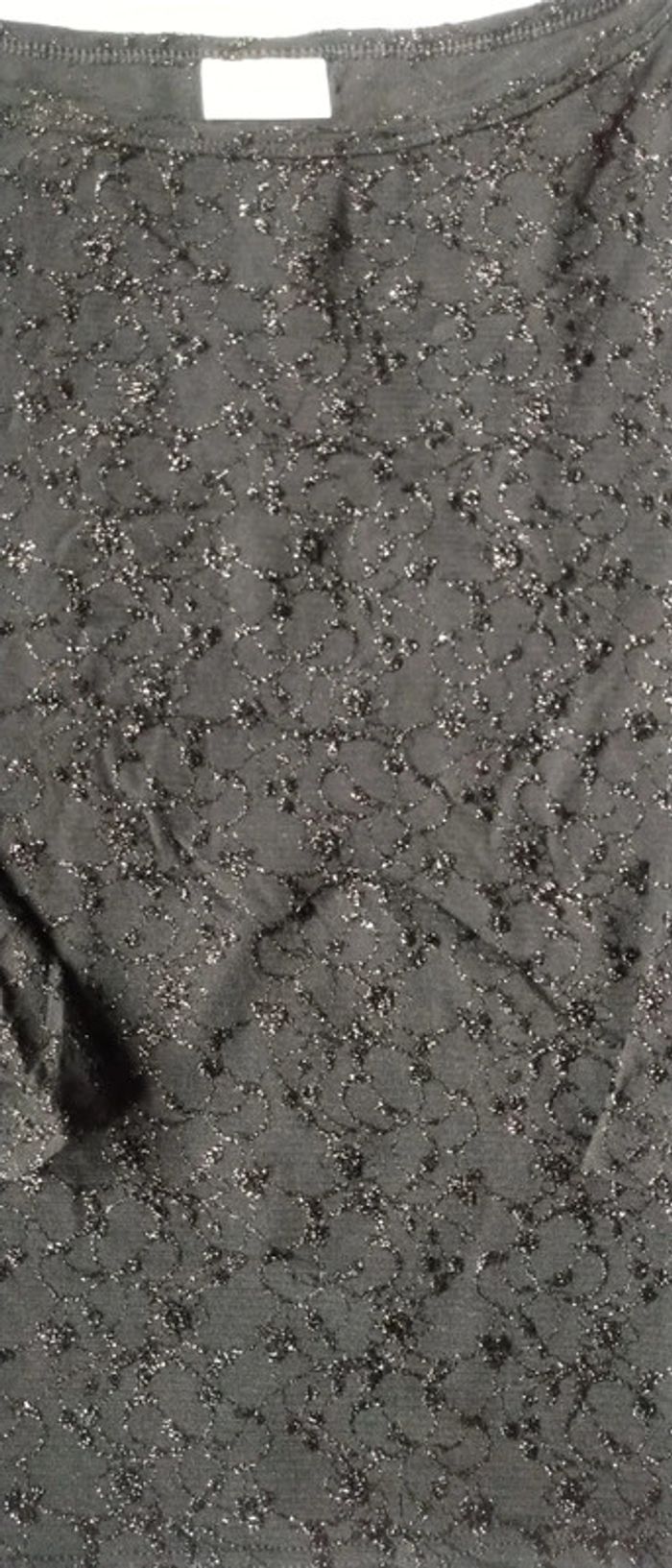 Haut noir avec broderies scintillantes vintage femme 36 pimkie - photo numéro 9