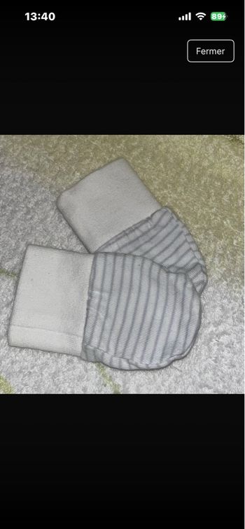 Moufle anti griffure bébé 