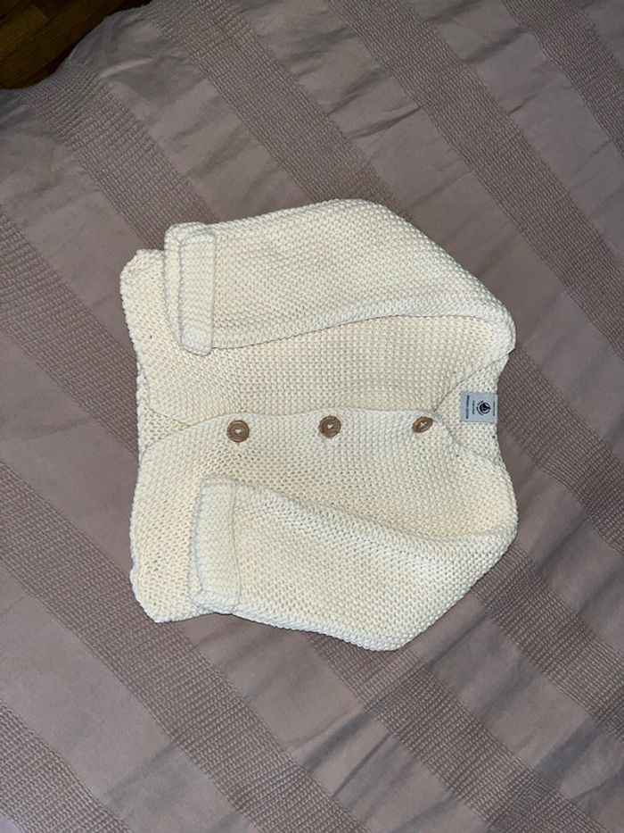 Gilet grosse maille Petit Bateau 12 mois 74cm