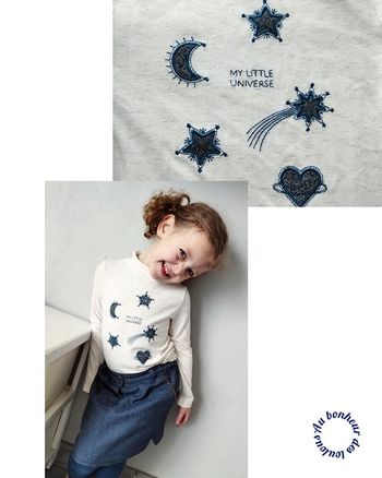 4 ans ensemble teeshirt okaidi et jupe kiabi ( sans collant)