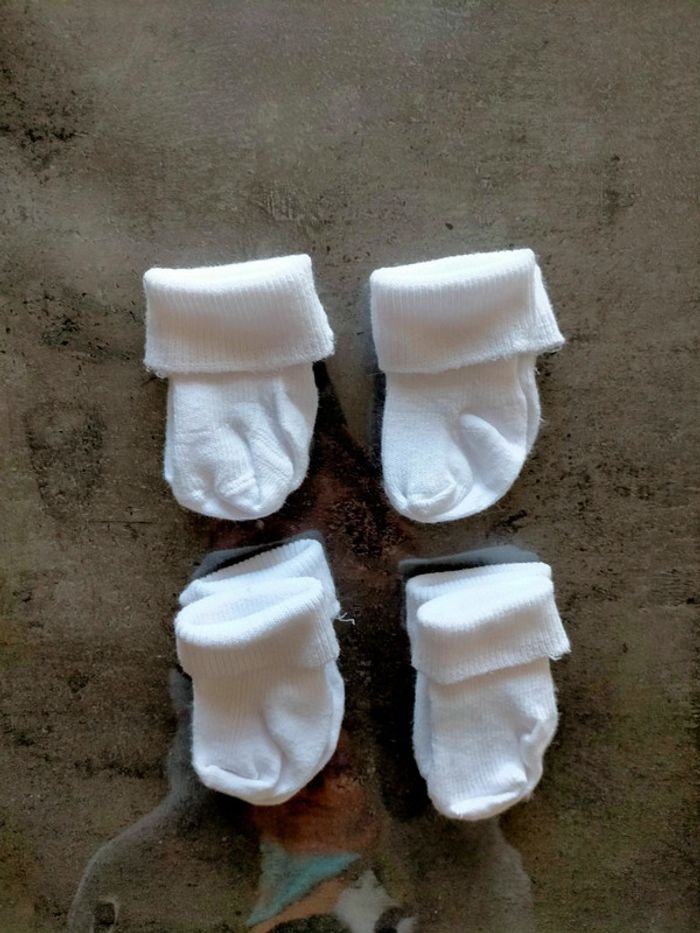 Lot 4 paires chaussettes naissance