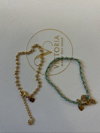 Lot de 2 bracelets Victoria bijoux