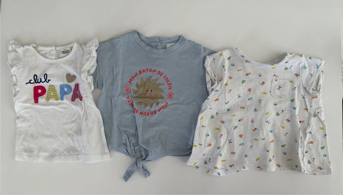 Lot de 3 tee shirt