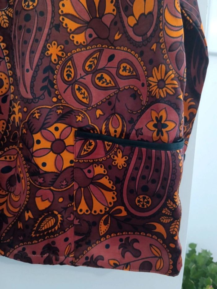 Veste chemise vintage/ haut de pyjama - photo numéro 8