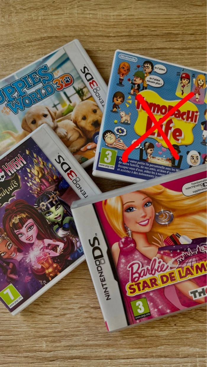 lot de jeux nintendos 3ds