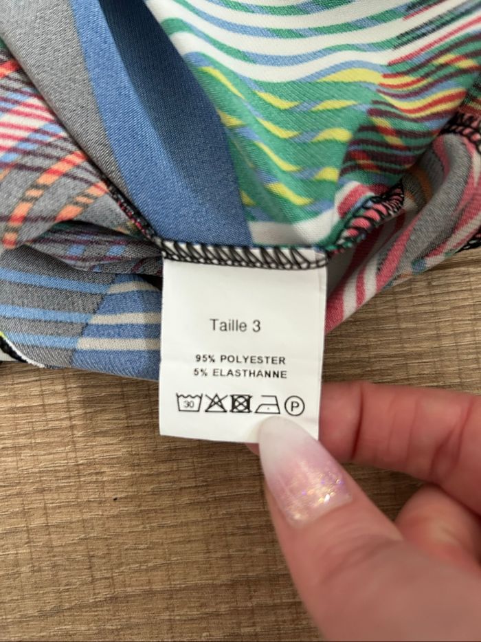 Robe imprimée sans manches Christine Laure taille 3 jamais portée - photo numéro 10