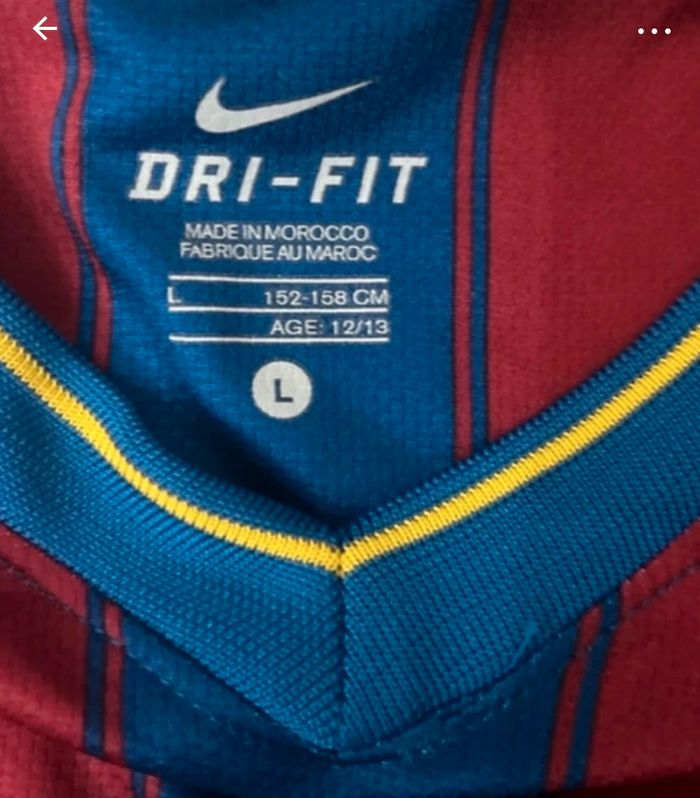 Lot de 3 maillots foot 12/13 ans - photo numéro 3