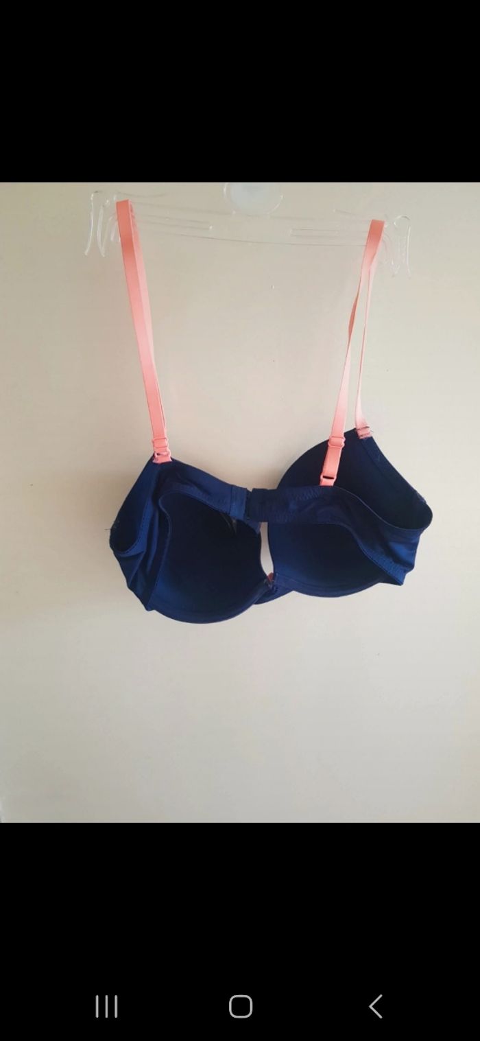 90D soutien-gorge bleu marine et rose - photo numéro 3