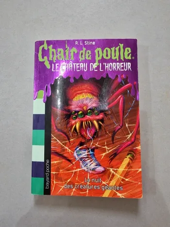 livre chair de poule le gâteau de l'horreur