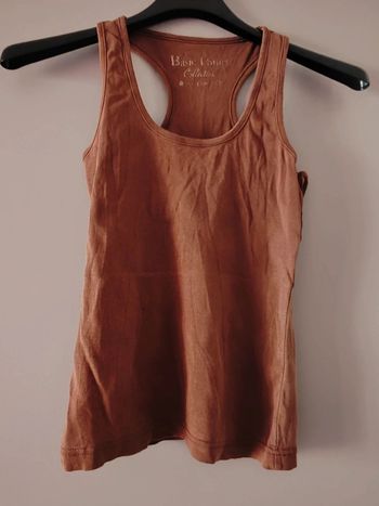 Débardeur marron tendance – basique chic – taille S – bon état