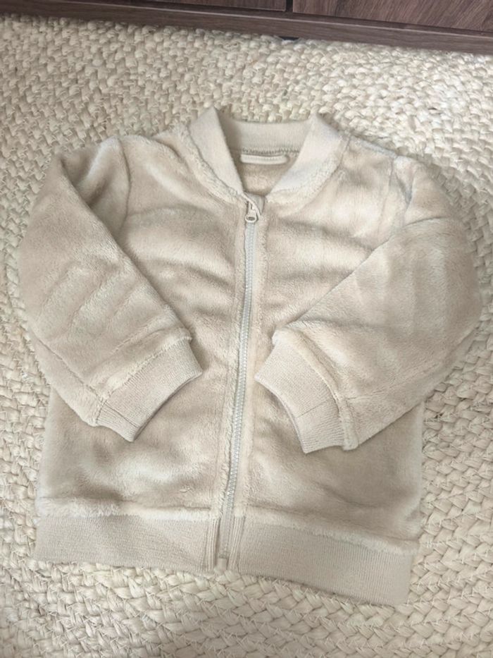 Veste fausse fourrure