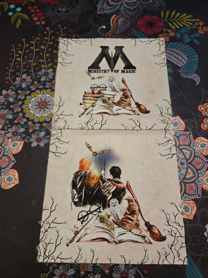 Double Panneau couture thème harry potter