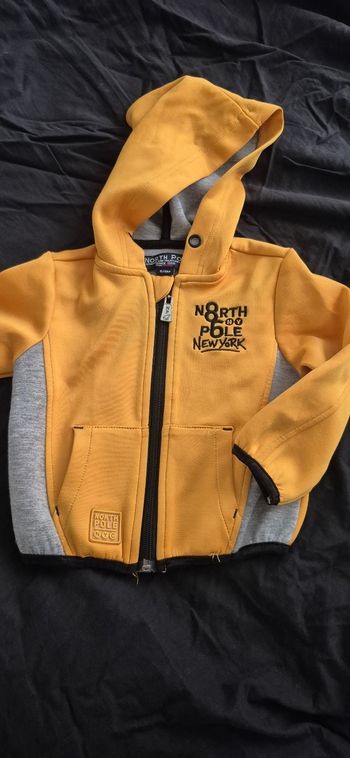 Veste sweat avec capuche 6.9 mois